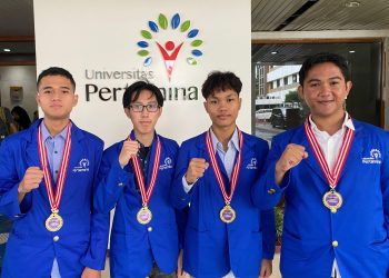 Mahasiswa UPER yang memperoleh juara pada lomba cerdas cermat nasional yang diadakan Youth Ranger Indonesia 2024. (Ist)